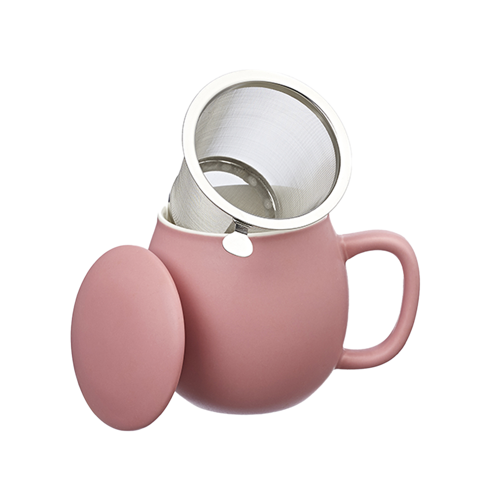 CP75 Teiera portelan Rosa 0.5L - imagine 1