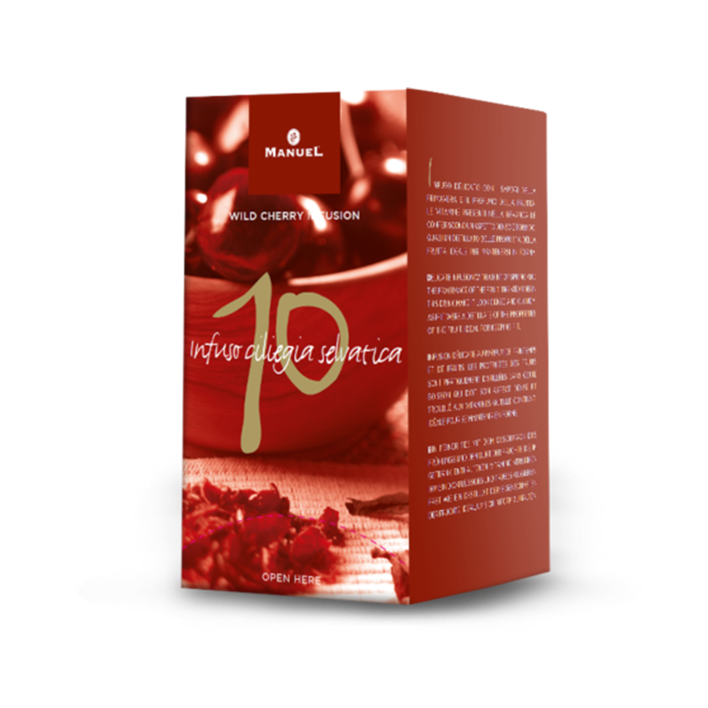 T10 Ceai Manuel Infuzie de cirese salbatice, cutie x 20 plic - imagine 1