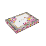 Farfurie + paleta pentru tort FLOWERS GLAMOUR - imagine 2