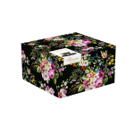 Ceasca si farfurie BLOOMING OPULENCE BLACK - imagine 2