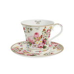 Ceasca si farfurie BLOOMING OPULENCE CREAM