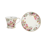 Ceasca si farfurie BLOOMING OPULENCE CREAM - imagine 2