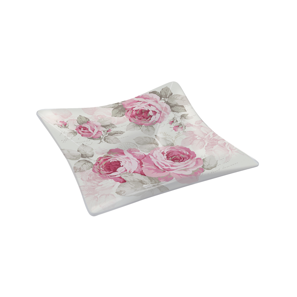 633CORO Bol sticla COUNTRY ROSES - imagine 1