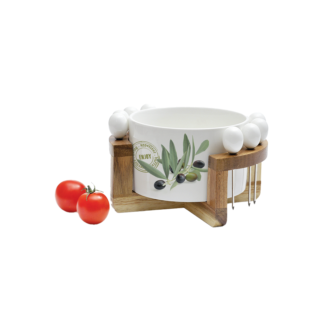 980OFR Farfurie Aperitiv OLIVE FRAGRANCES - imagine 1