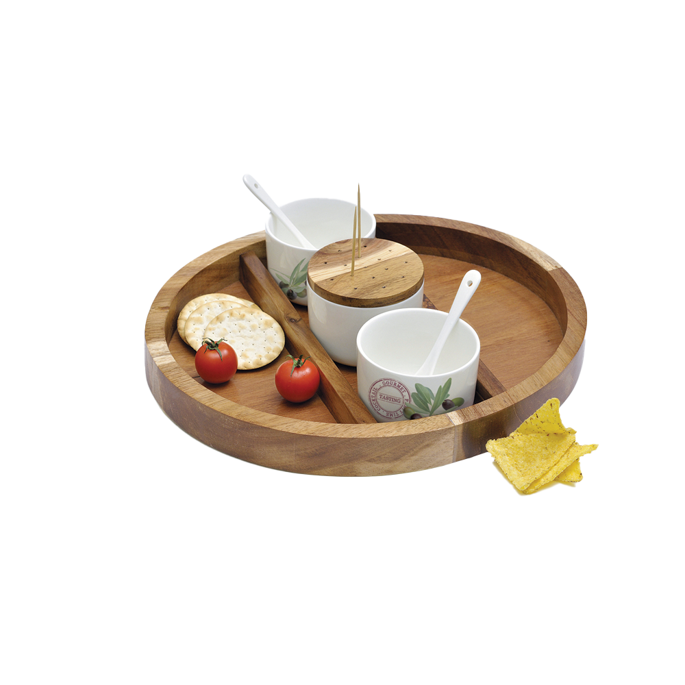 986OFR Set 3 boluri si 3 lingurite OLIVE FRAGRANCES - imagine 1