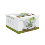 Castron portelan cu capac OLIVE FRAGRANCES - imagine 2