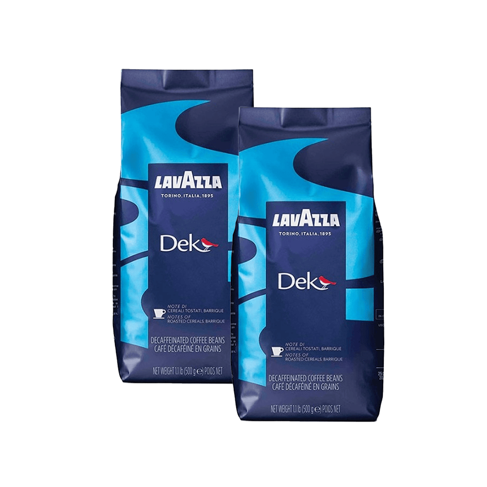 DEKBOABE2 Set Pachet Cafea Lavazza Boabe Decofeinizata, 2X500 g - imagine 1